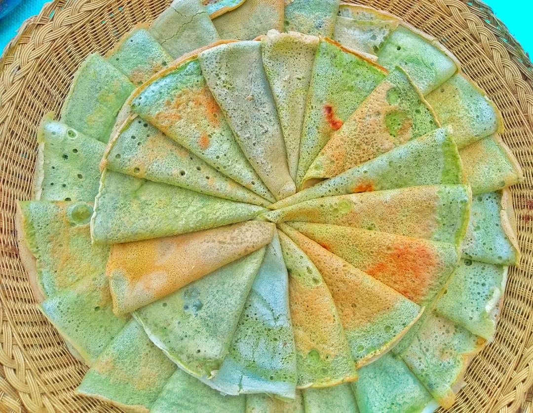 Crepiocas coloridas!!!